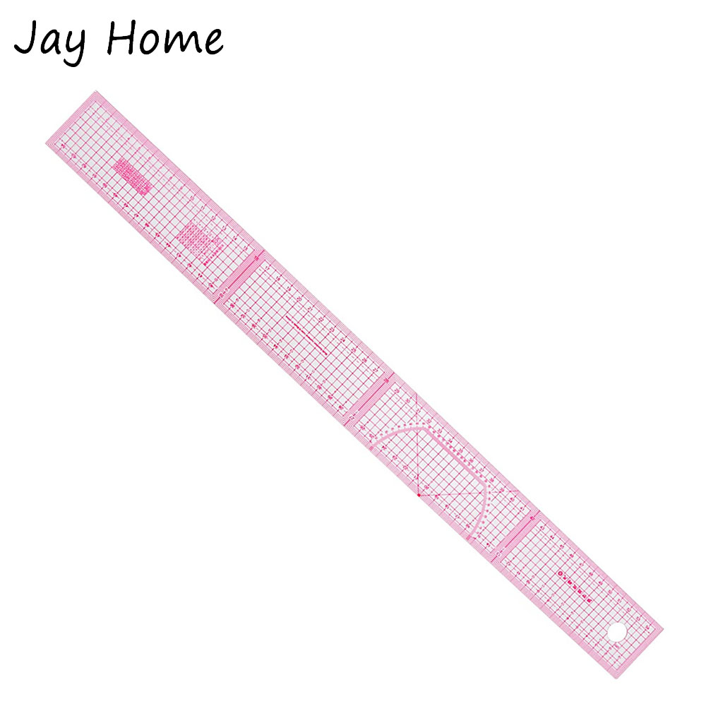 Sewing Gauge Ruler - Plastic French Curve Ruler 55cm Double