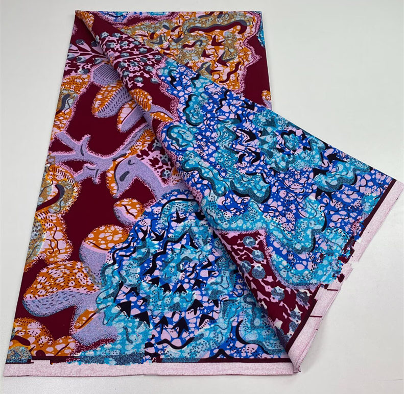 Nigeria Ankara Wax Fabric Bloc - Sewing Batik Fabric 评论和价格