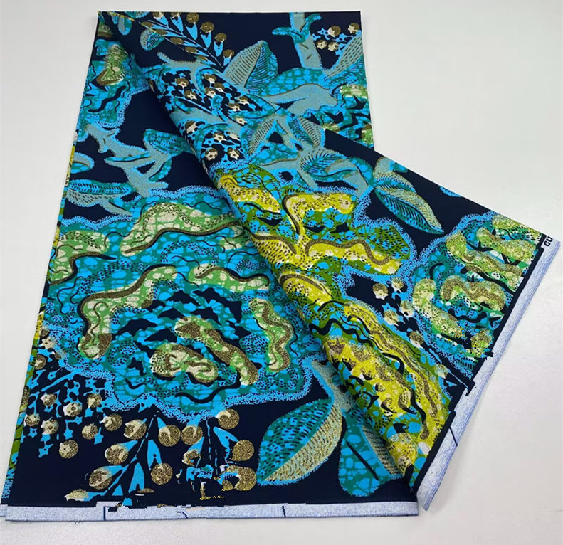 Nigeria Ankara Wax Fabric Bloc - Sewing Batik Fabric 评论和价格