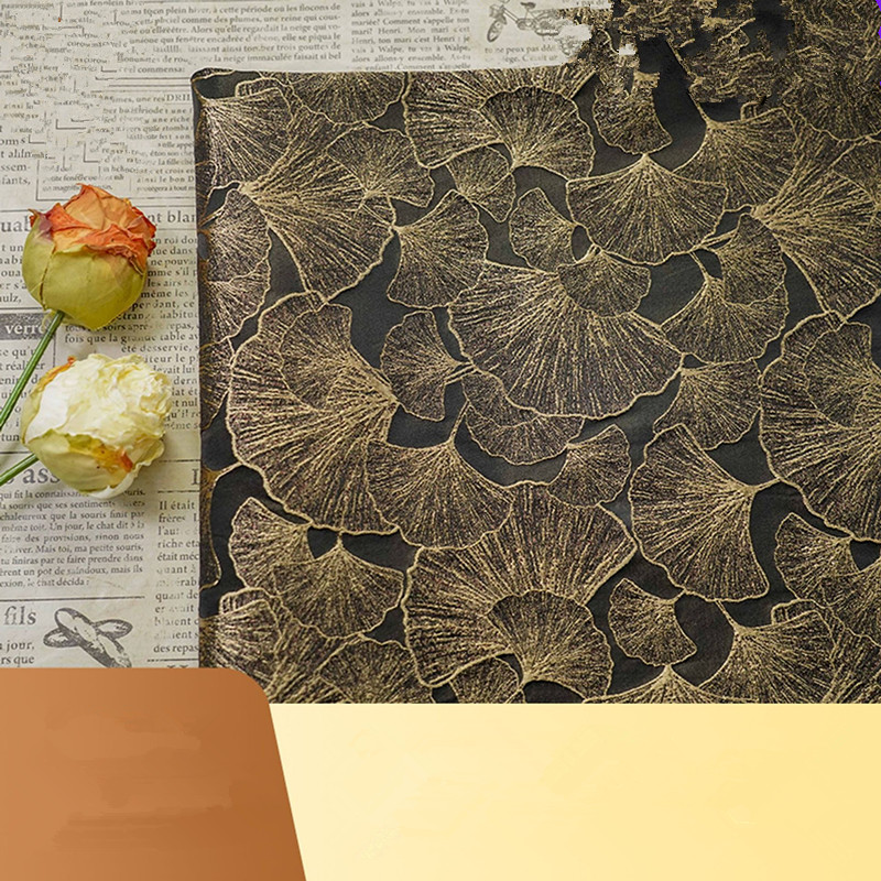 Vintage 3D Embossed Ginkgo Lea - Sewing Thread In Textile 评论和价格